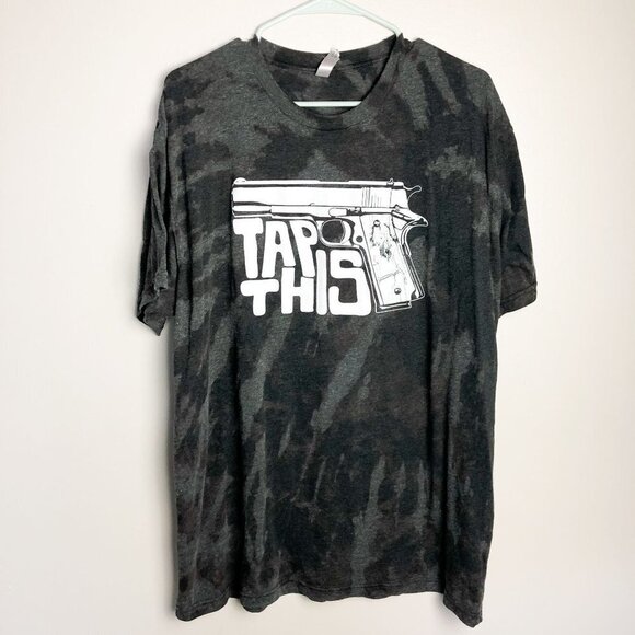 Tap This Tie Dye Crewneck Graphic T Shirt NRA XXL - Picture 1 of 4